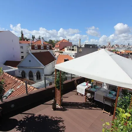 Lisbon4real: Deluxe 3br In Principe Real Lägenhet